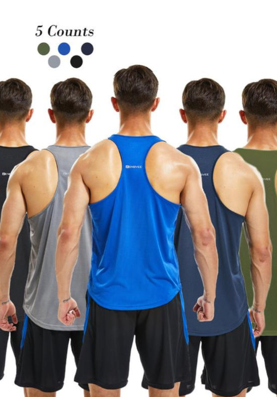 Round Neck Sports Racerback Tank Top